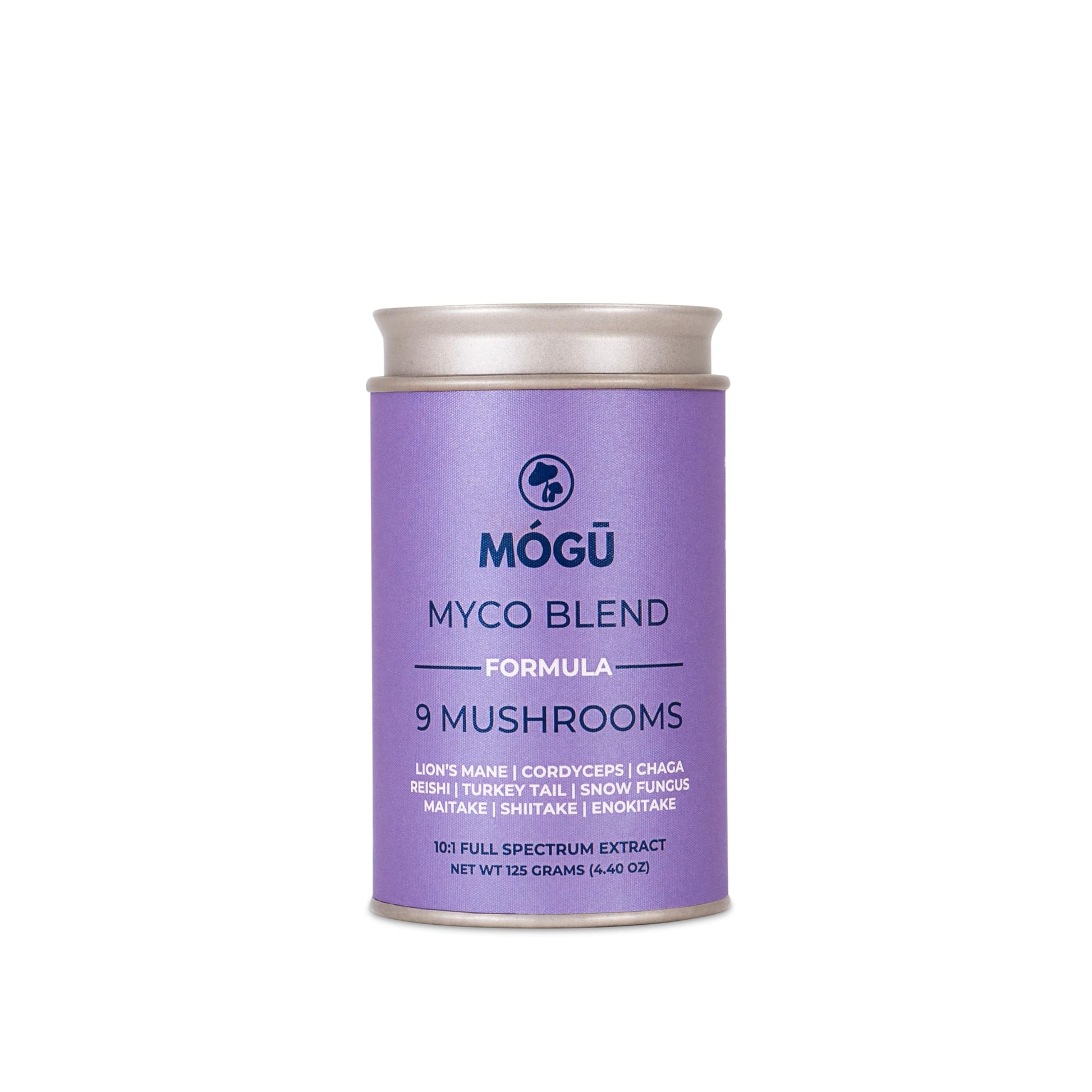MÓGU MUSHROOMS Mogu Myco Blend 9 Organic Mushroom Formula Powder 10:1 Full-Spectrum Dual Extract, Mushroom Extract Powder for Immune Support and Adaptogenic Balance, 4.4 oz