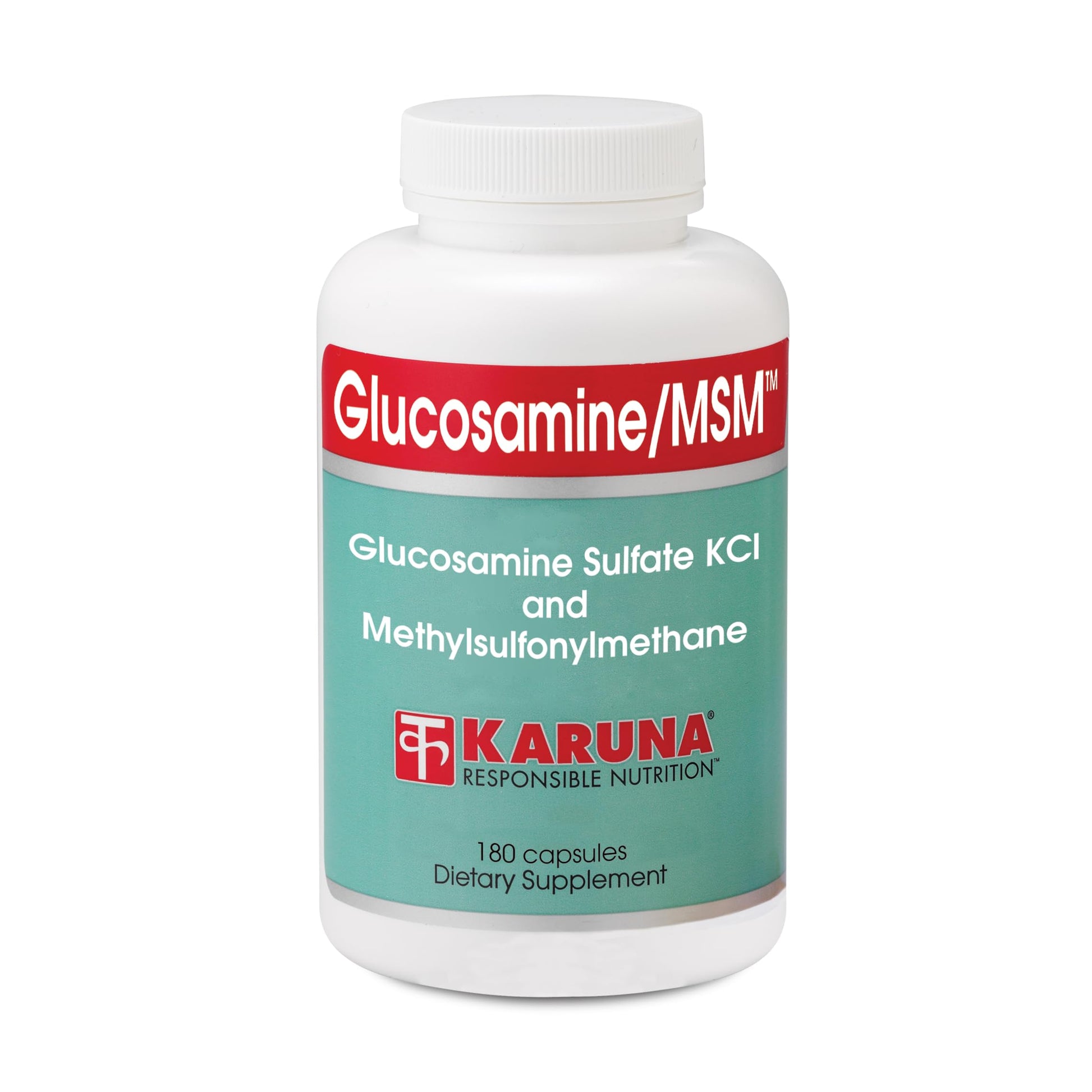 Karuna Glucosamine/MSM 180 Vegetarian Capsules