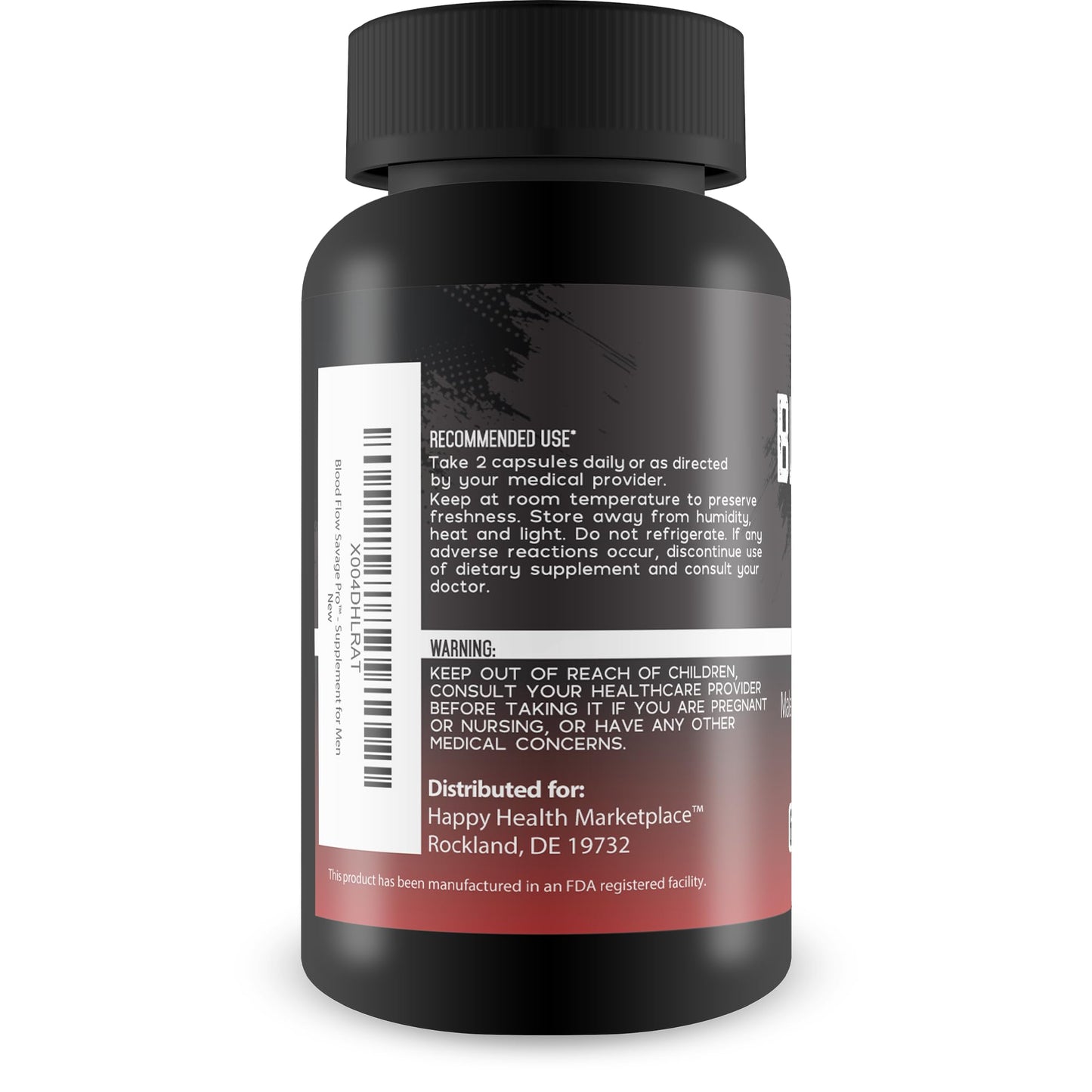 Happy Health Marketplace Blood Flow Savage Pro Capsule, 60 Count