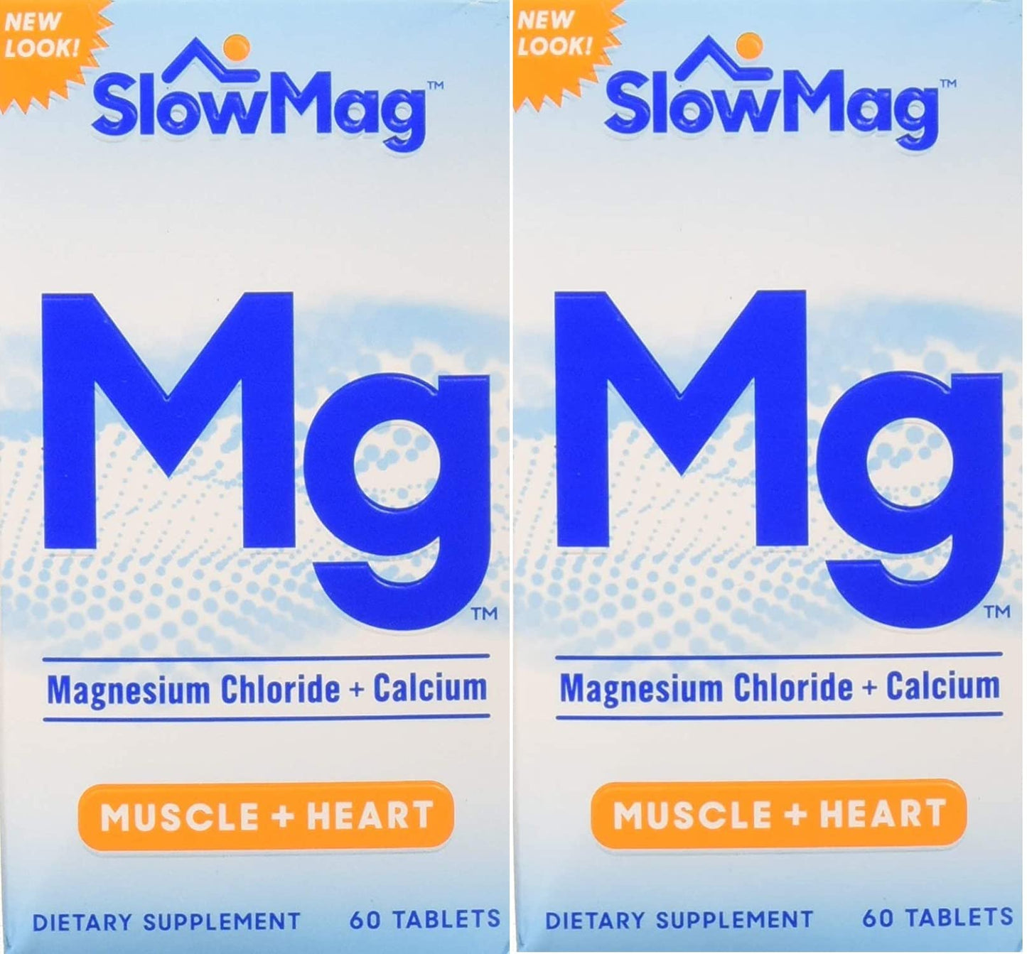 Slow-Mag Magnesium Chloride with Calcium Tablets, 120 Count