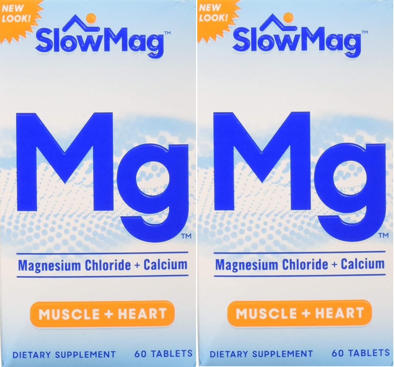 Slow-Mag Magnesium Chloride with Calcium Tablets, 120 Count