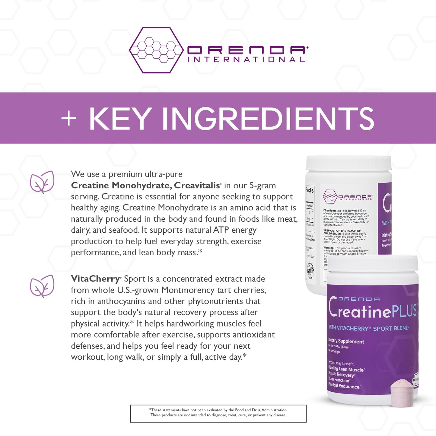 Orenda International CreatinePLUS Powder 11.6 oz