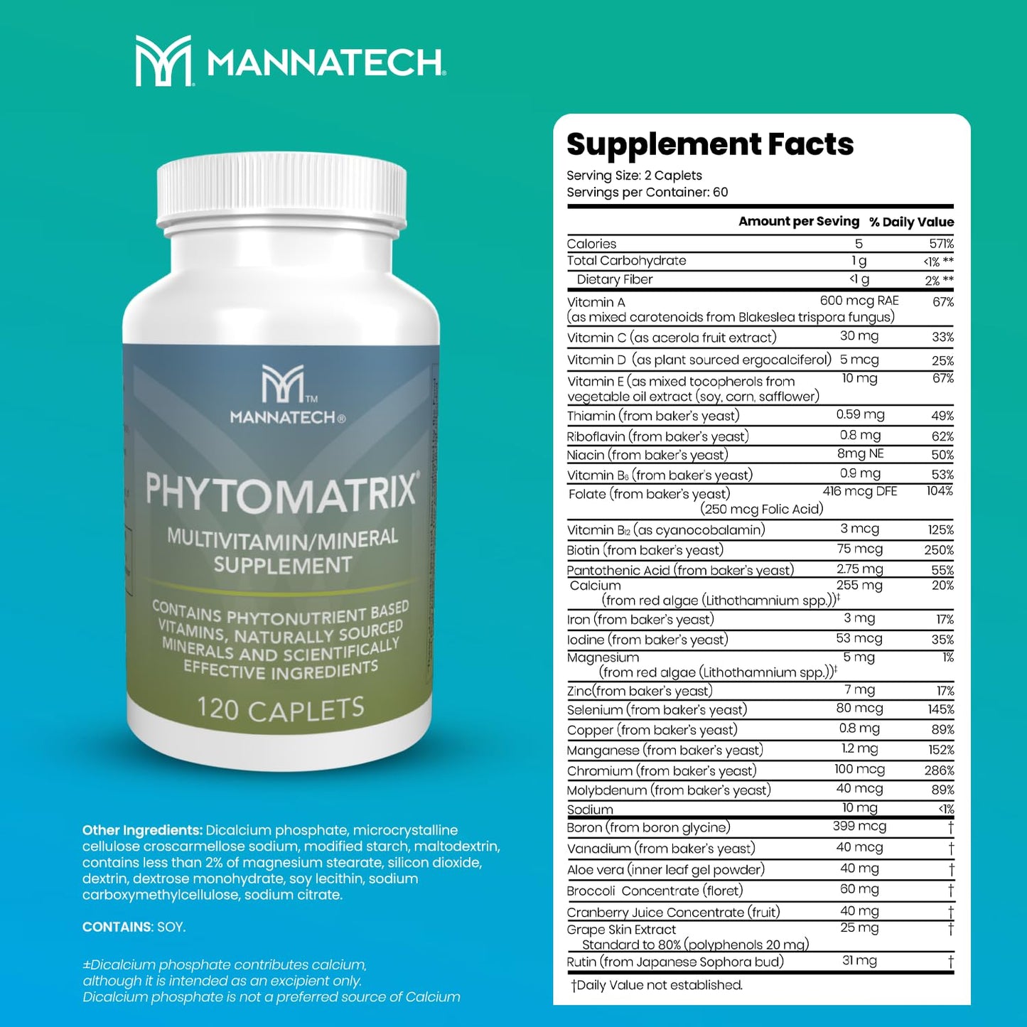 Mannatech PhytoMatrix Capsule 120
