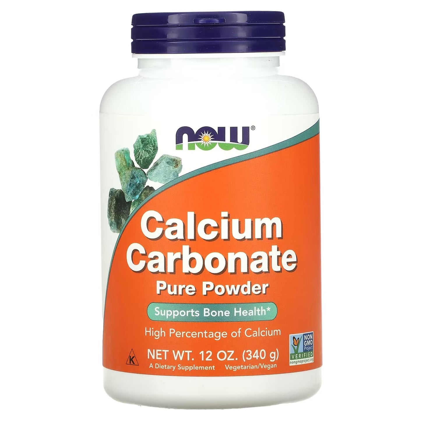 NOW Foods Calcium Carbonate Powder 12 Ounce
