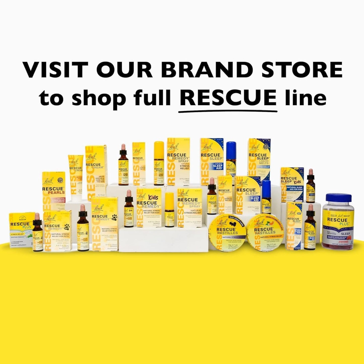 RESCUE RESCUE PLUS Sleep & Stress Support Gummies 60 Count