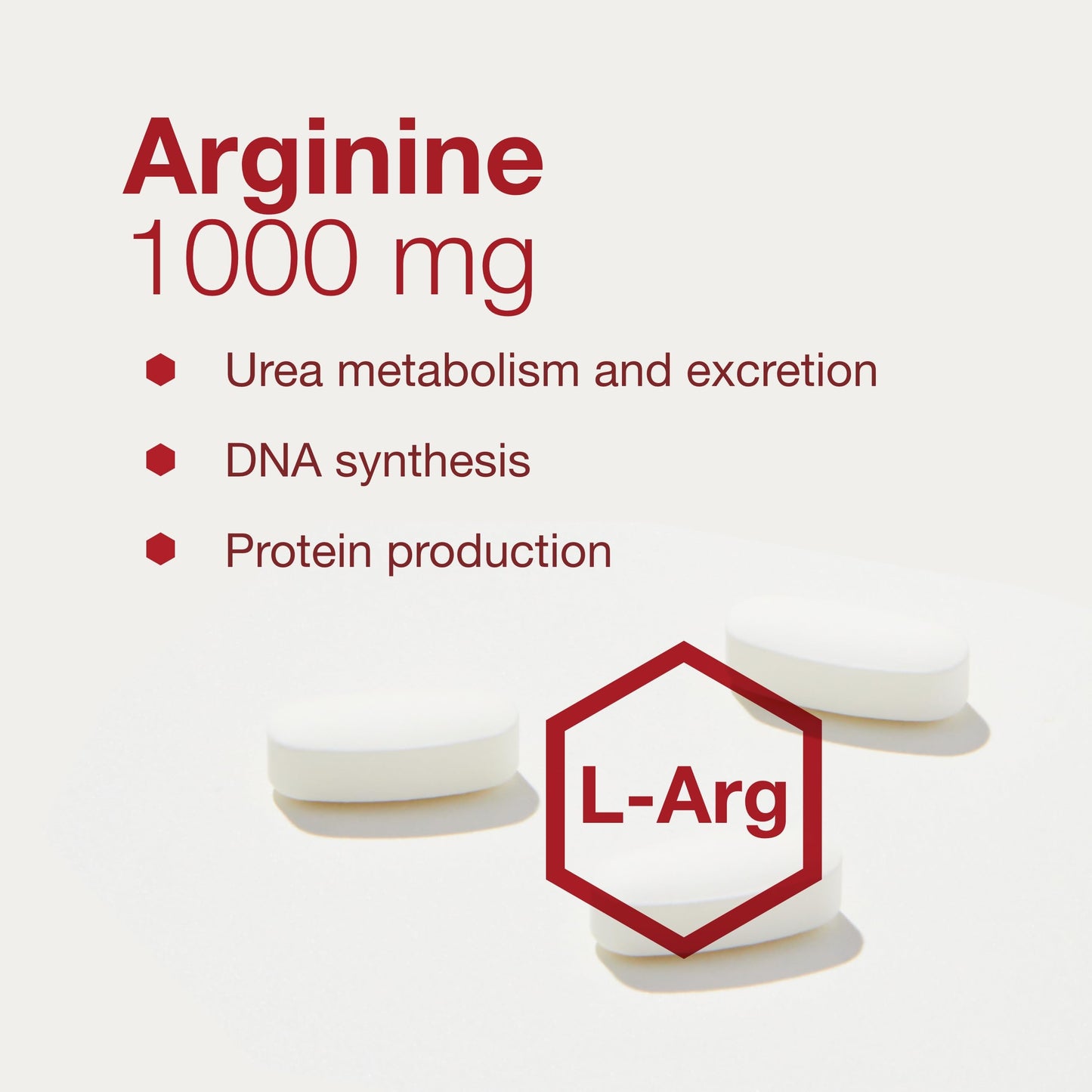 PROTOCOL FOR LIFE BALANCE L-Arginine 1000mg Tablet, 120 Tablets