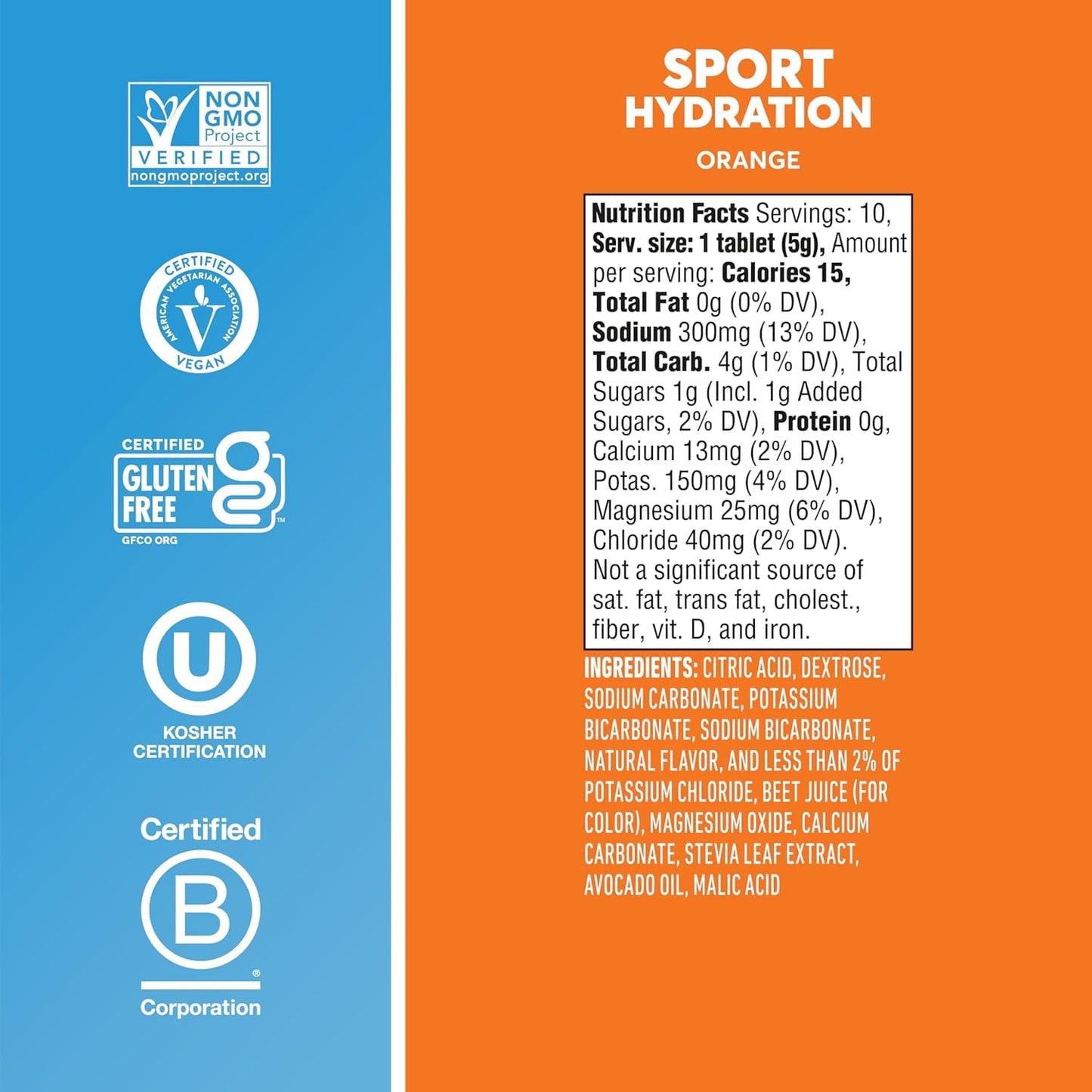 Nuun Hydration Nuun Sport Electrolyte Tablets, 40 Tablets