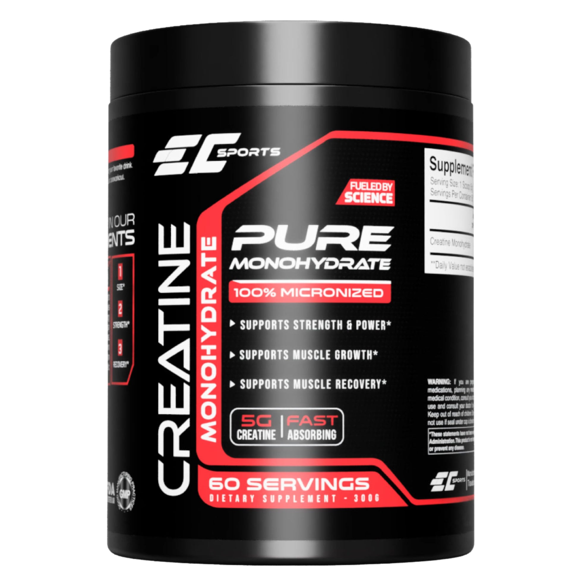 Earth's Creation Creatine 100% Pure Powder 3.17 Ounce