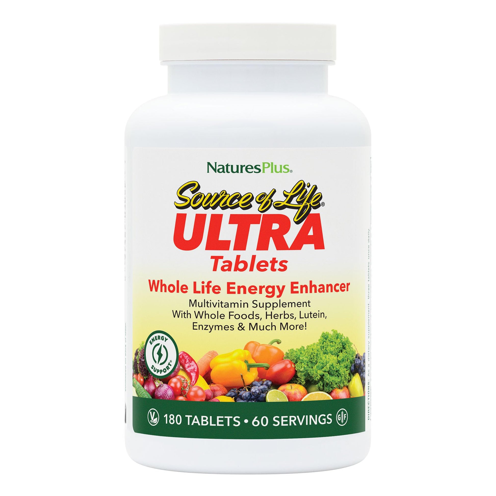 NaturesPlus Ultra Source of Life Multivitamin Tablet, 130 Count