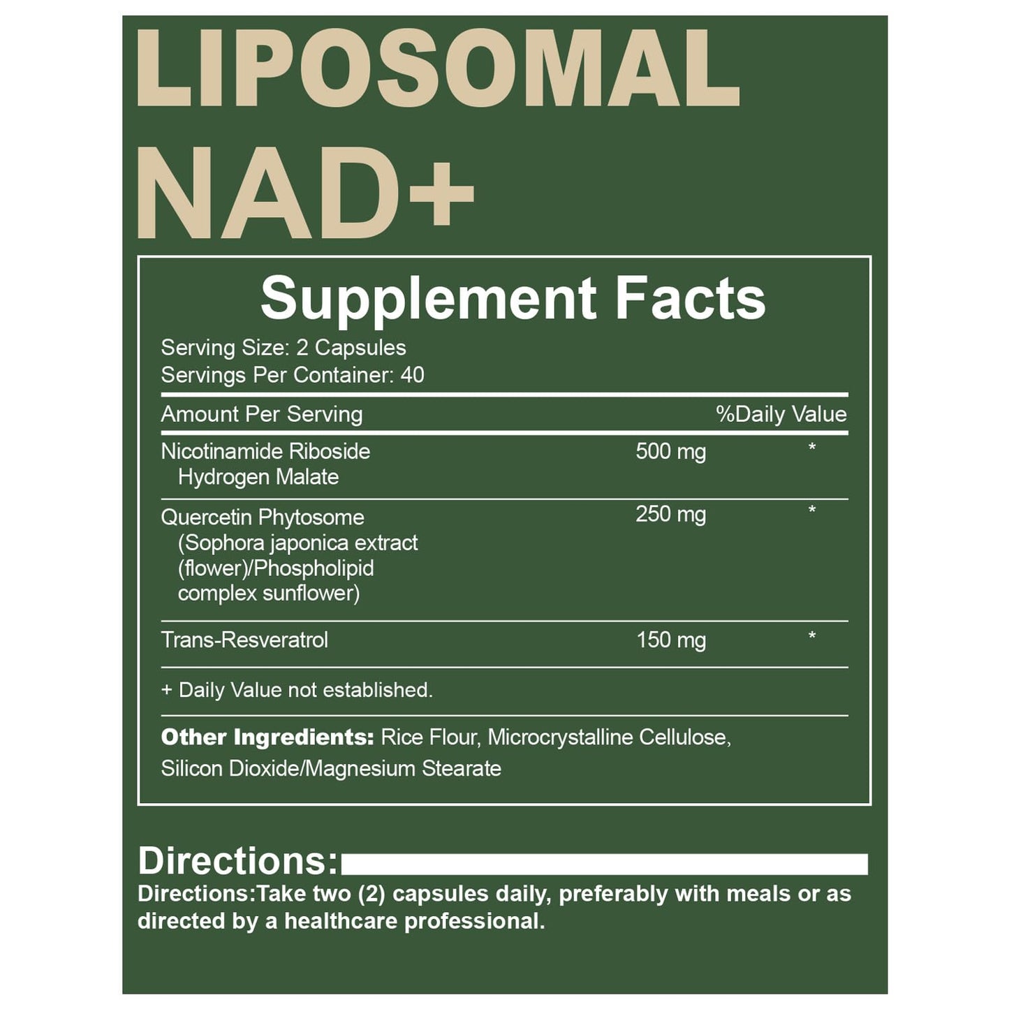 Quackiki NAD Resveratrol Supplement with NAD Nicotinamide Riboside Resveratrol 900 MG, 1 Capsule