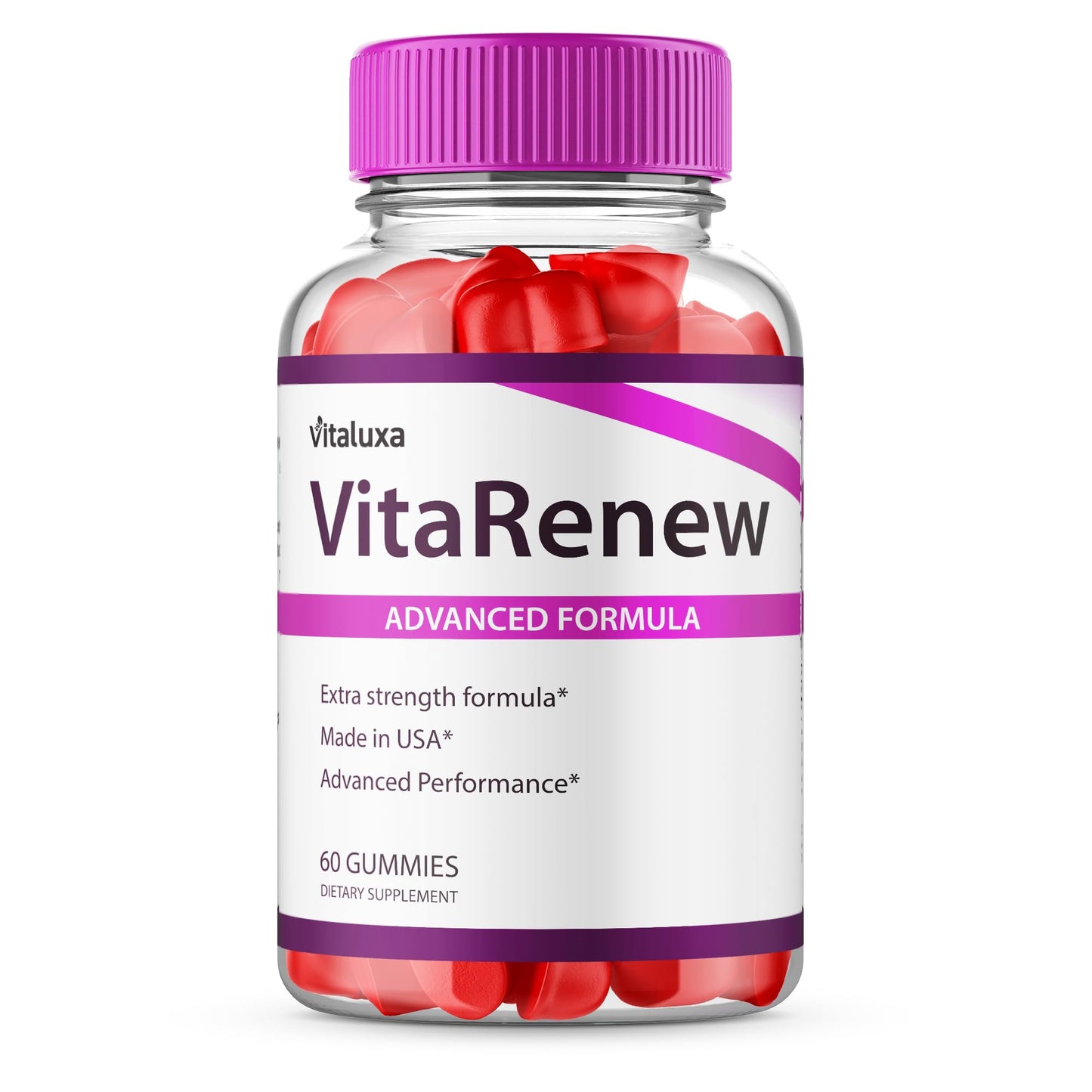 Vitaluxa VitaRenew Gummies 60 Count