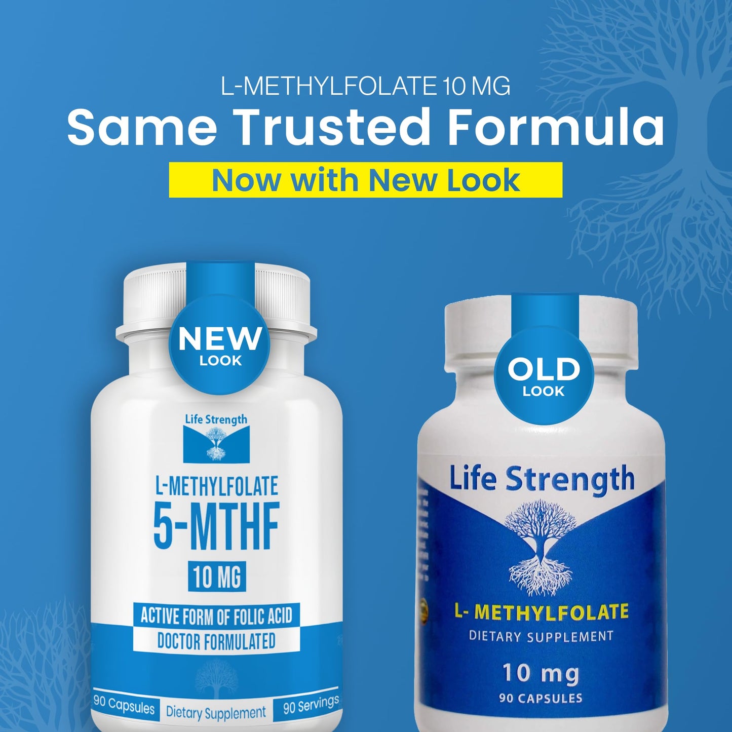 LifeStrength L-Methylfolate 10mg, 90 Capsules