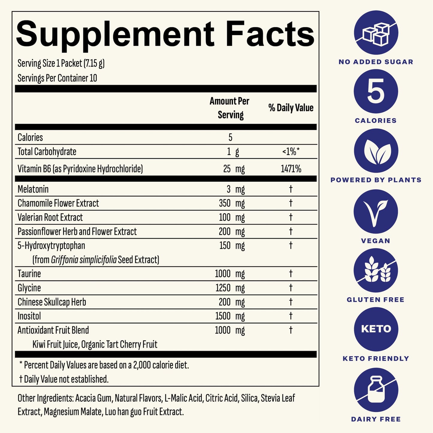 Blueshift Sleep Powder for Adults, Lemon Lavender, 2.52 oz