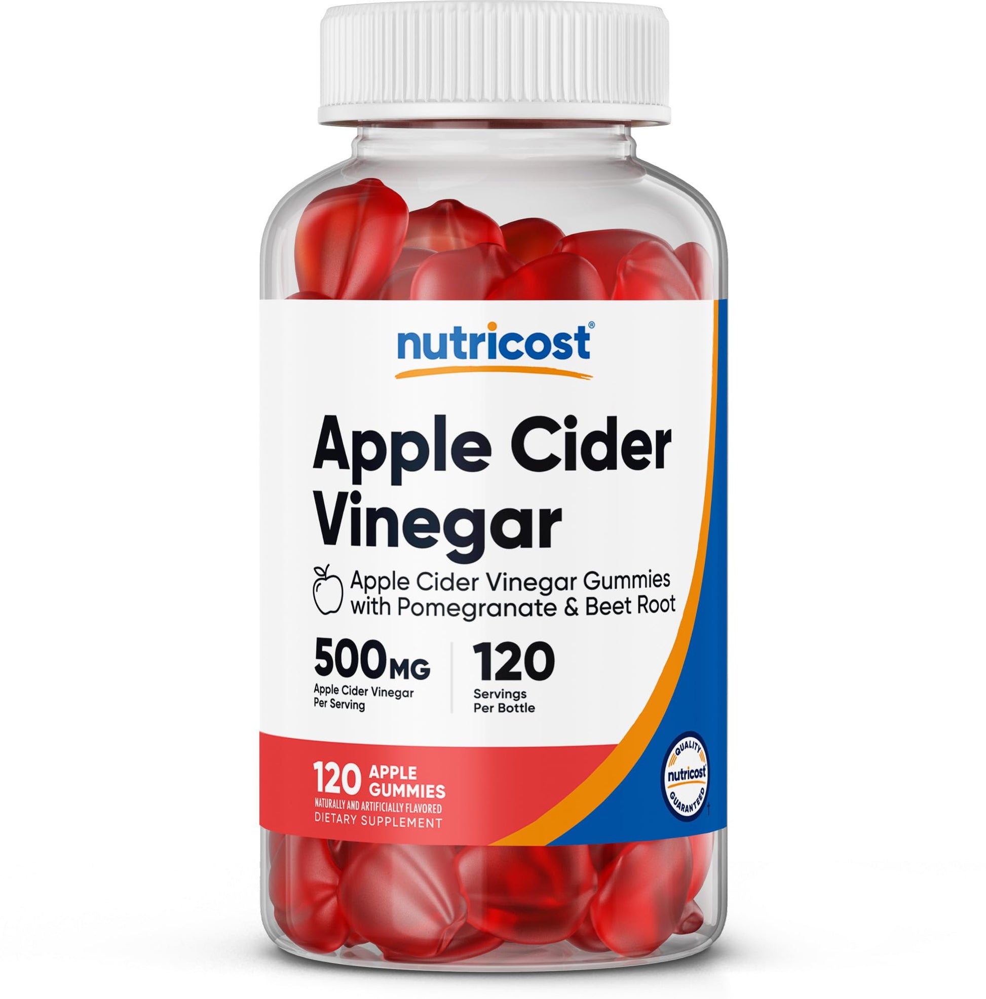Nutricost Apple Cider Vinegar 500mg Gummies 120