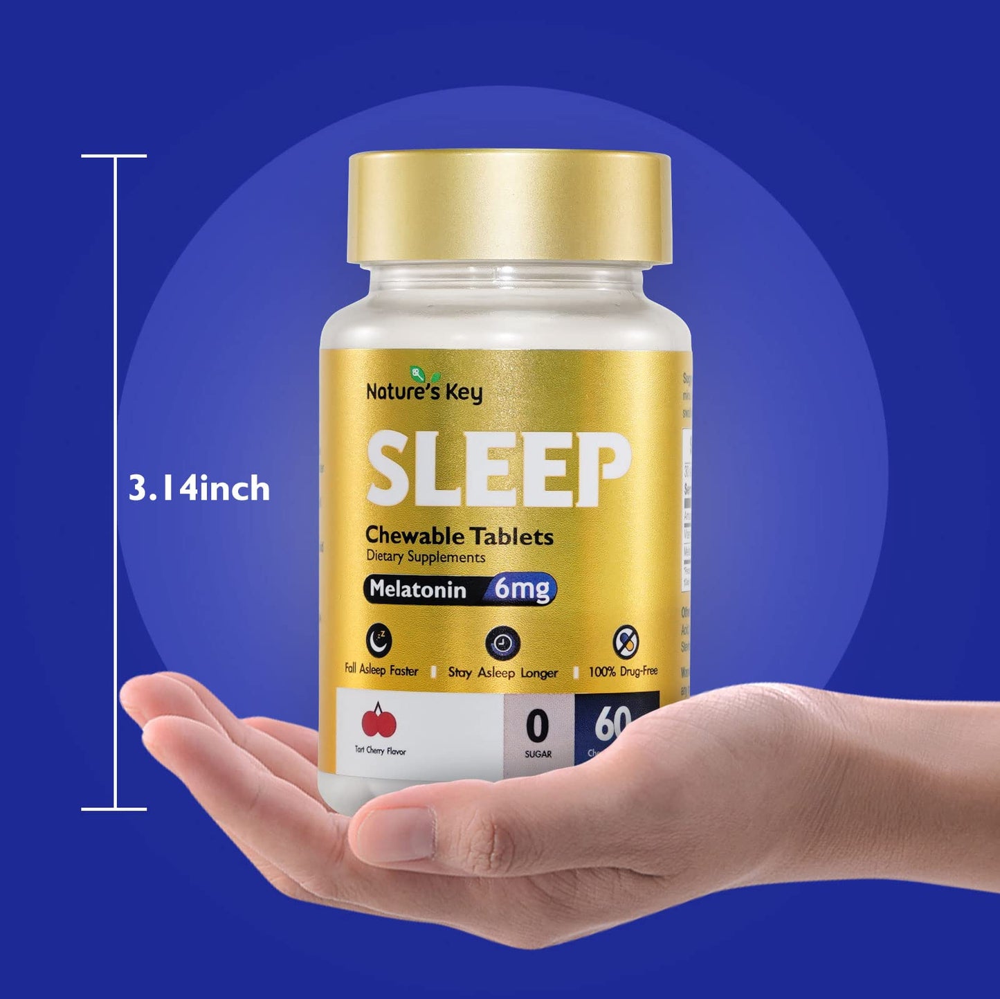 Nature's Key Melatonin 6mg Tablet, 60 Tablets