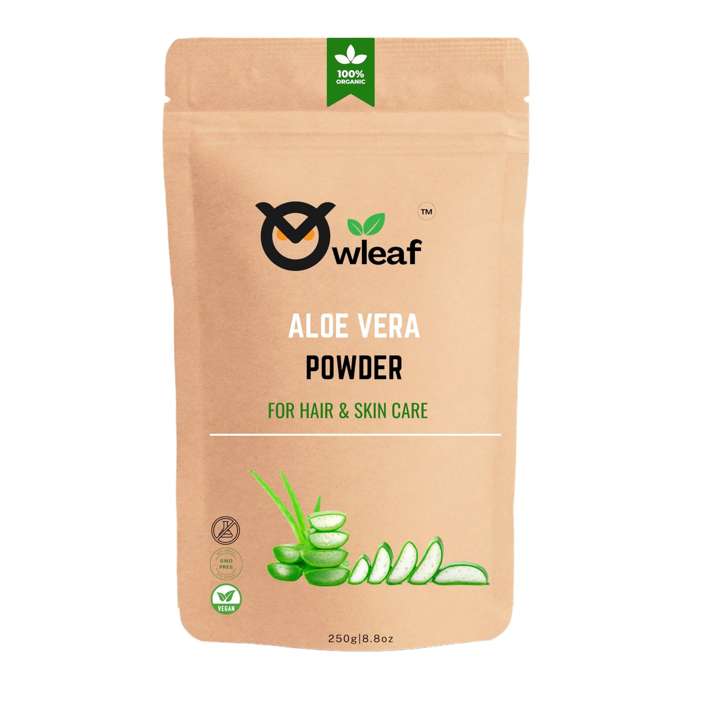 Generic Owleaf’s Pure Organic Aloe Vera Powders Powder 8.8 Ounce