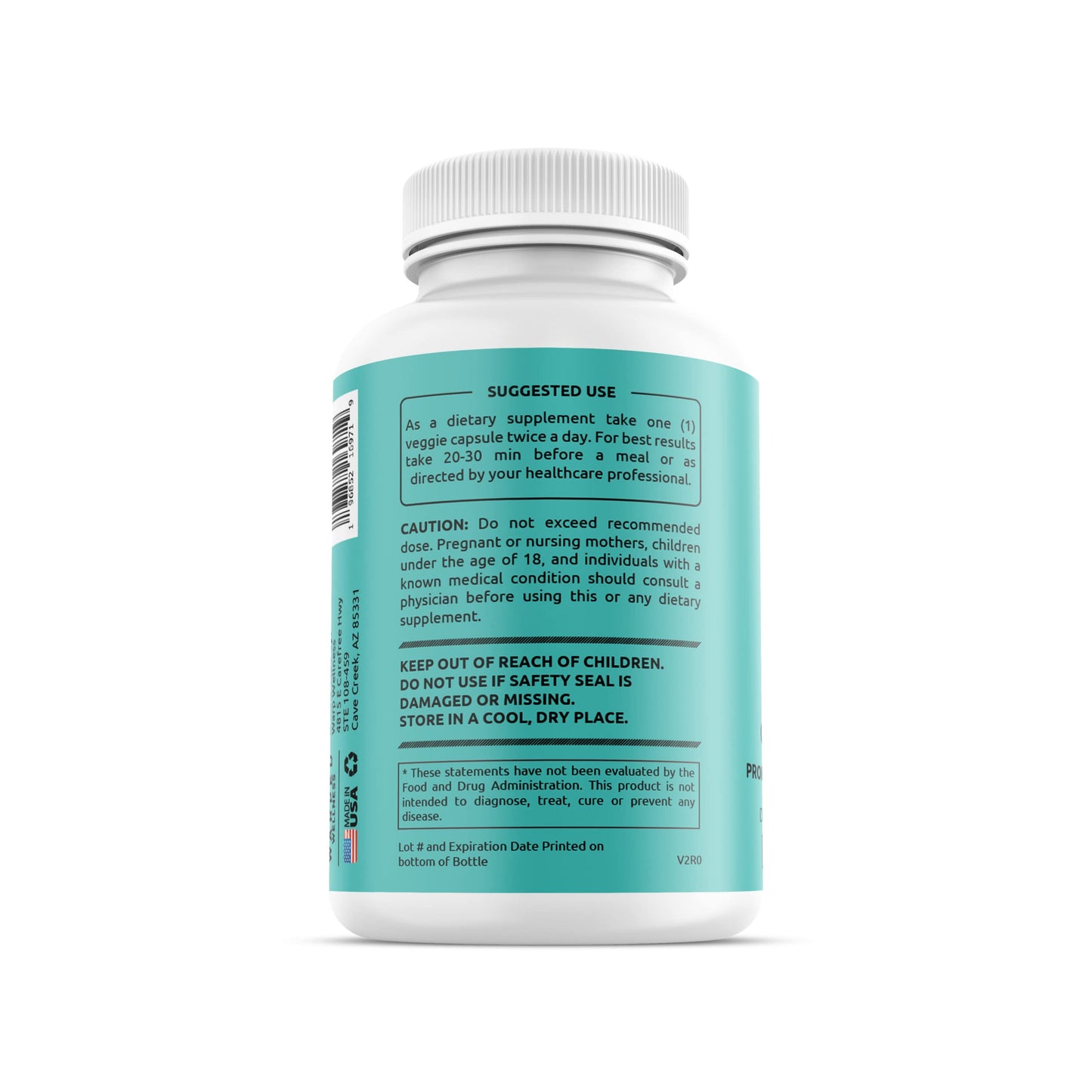 Warped Wellness Womens Gut Health Support Supplement Capsule, 60 Count