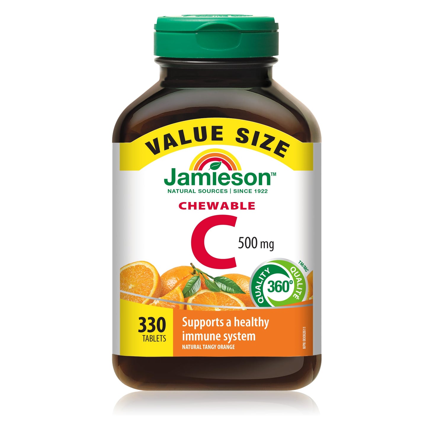 Jamieson Vitamin-C 500mg Tablet, 330 Count