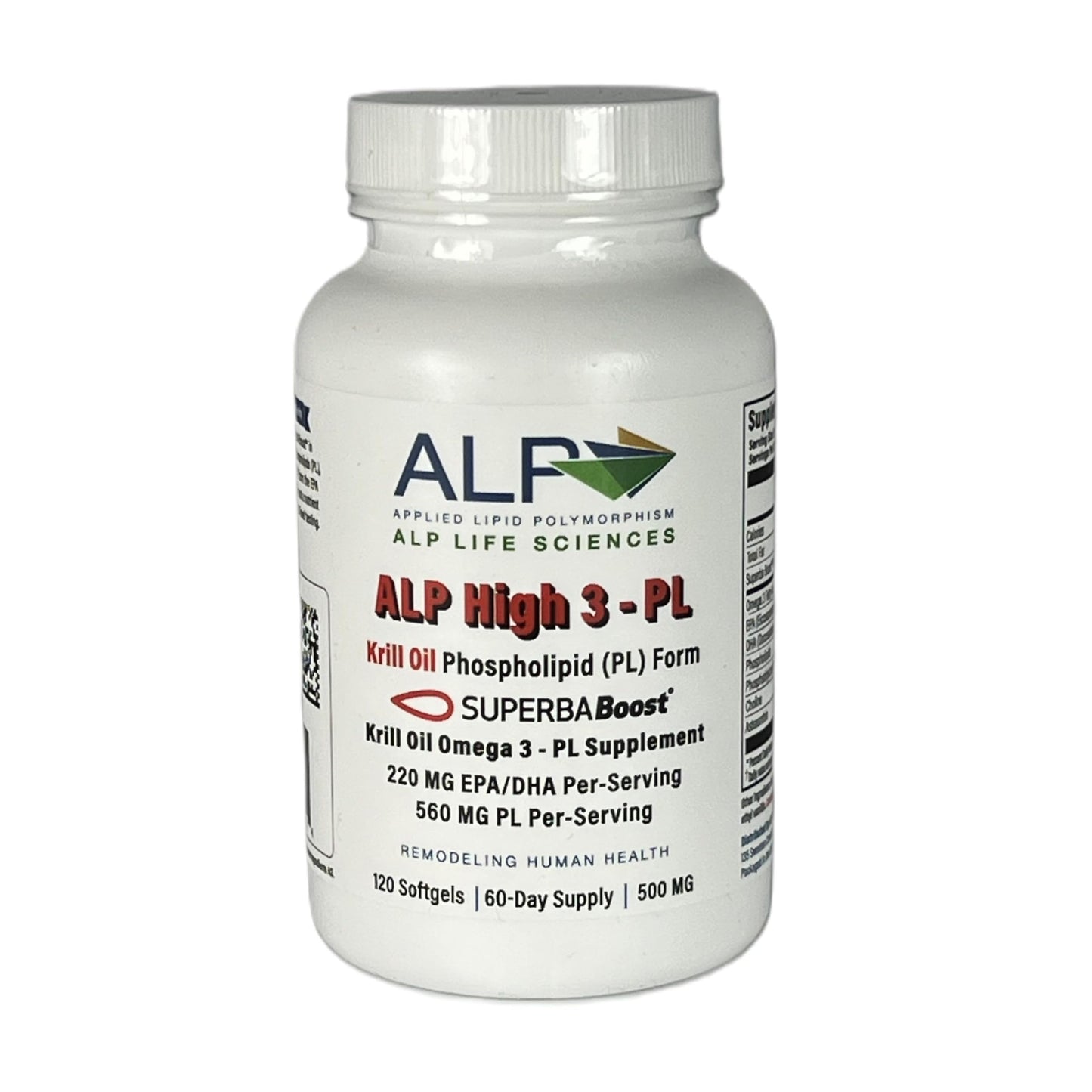 ALP High-3 Krill Oil Softgel, 120 Count