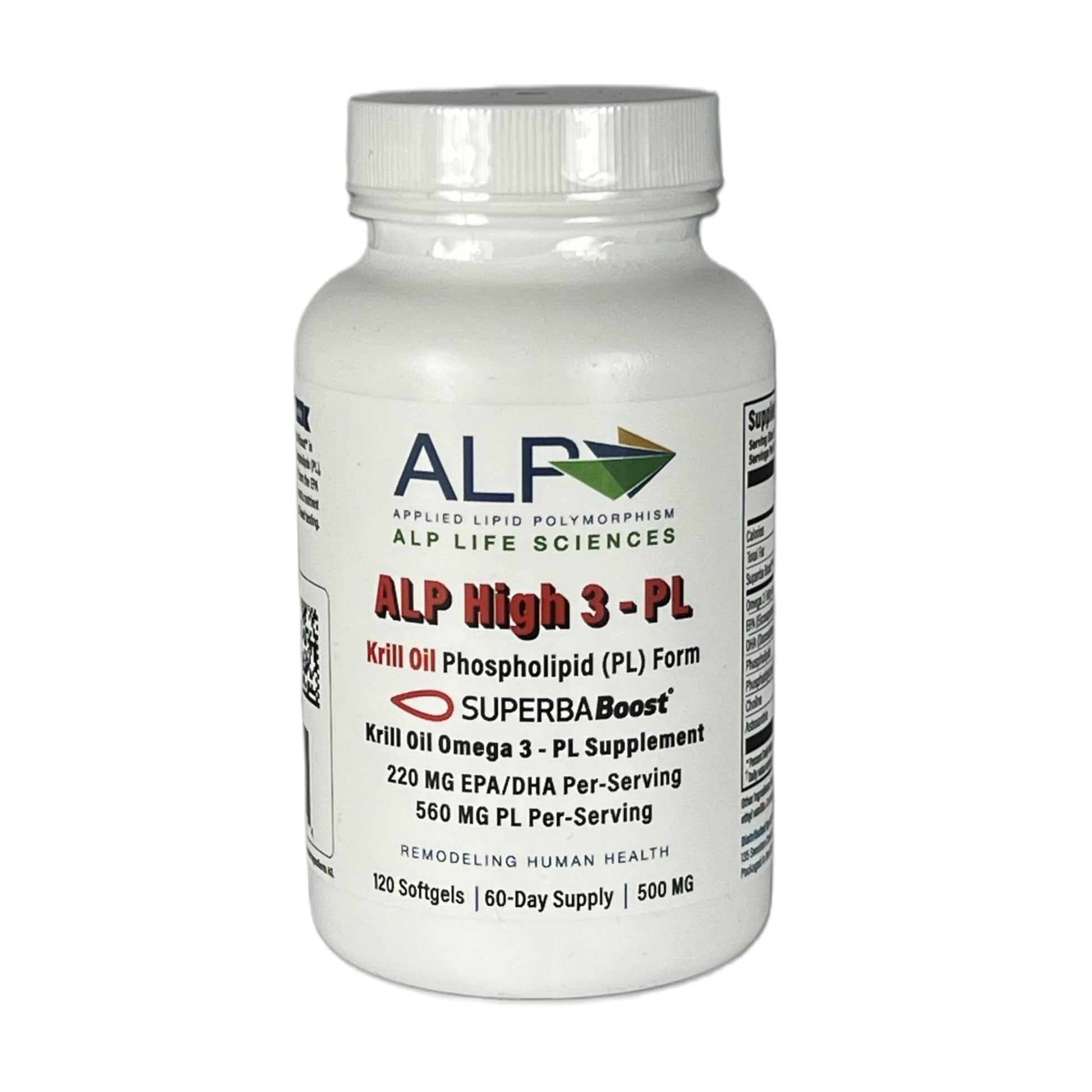 ALP High-3 Krill Oil Softgel, 120 Count