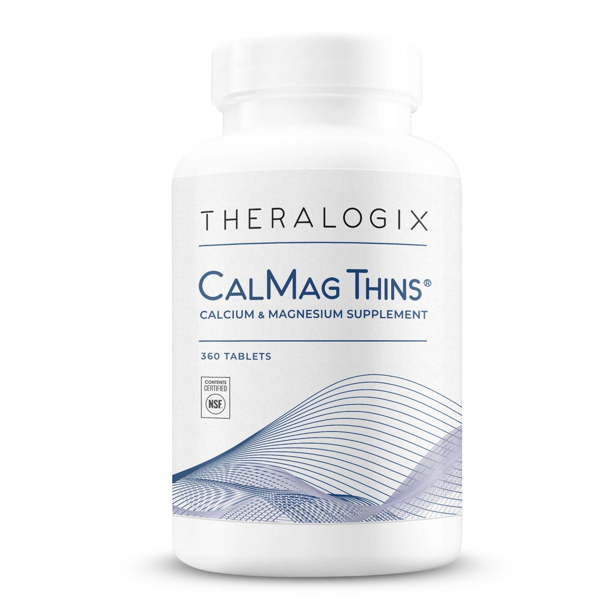 Theralogix CalMag Thins Calcium & Magnesium Tablets, 360 Tablets