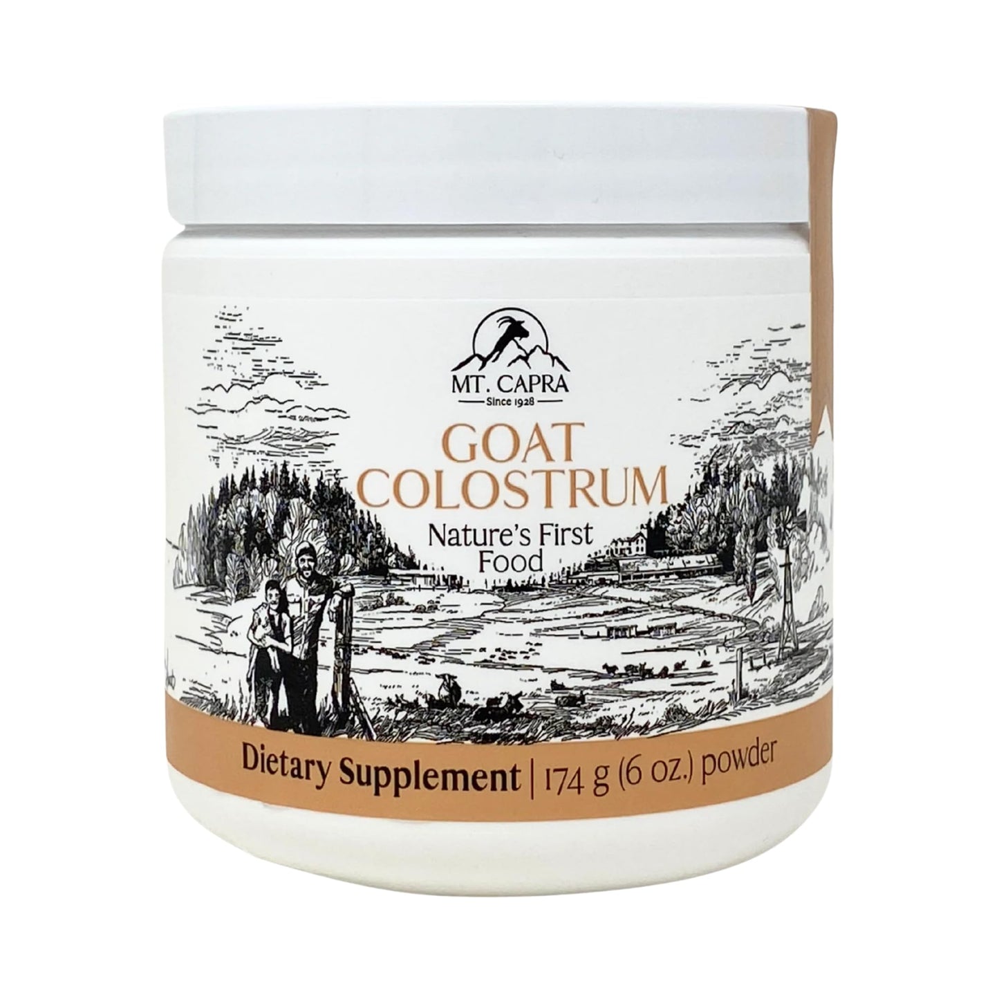 Mt. Capra Goat Colostrum Powder 6 Ounces