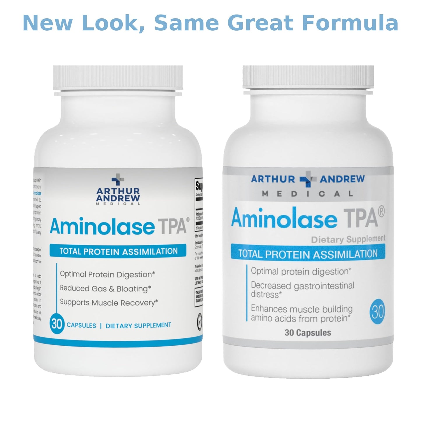 Arthur Andrew Medical Aminolase TPA Protein Assimilation 30 Capsules