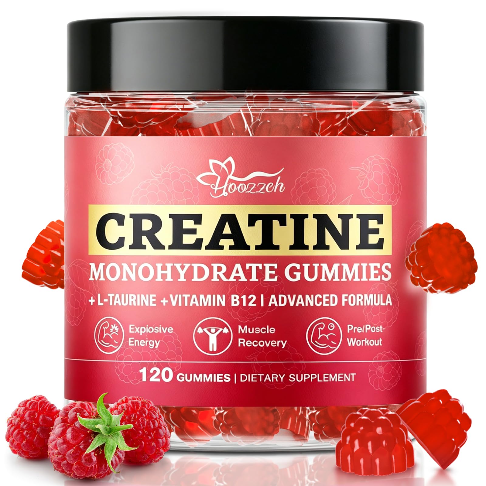 Hoozzch Creatine Gummies Gummy 120 Count
