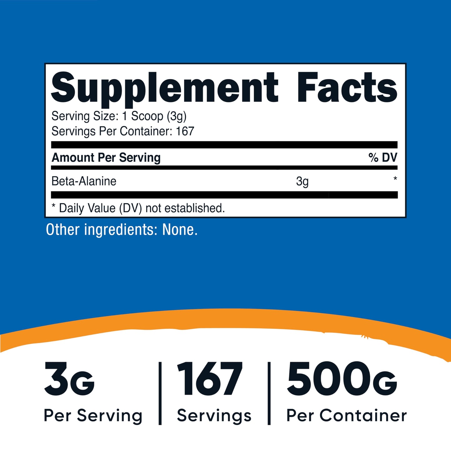 Nutricost Beta Alanine Powder 1.1 lb