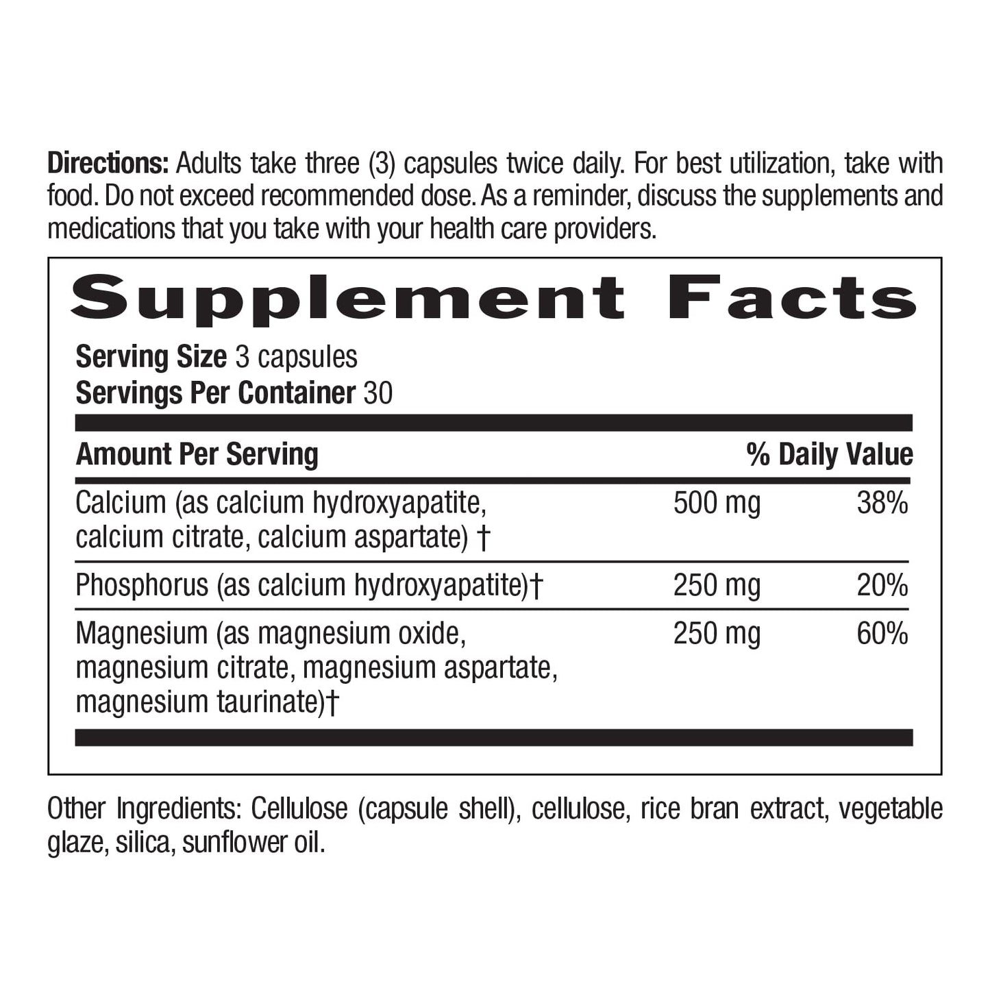 Country Life Target-Mins Calcium Magnesium Complex Capsules, 90 Count