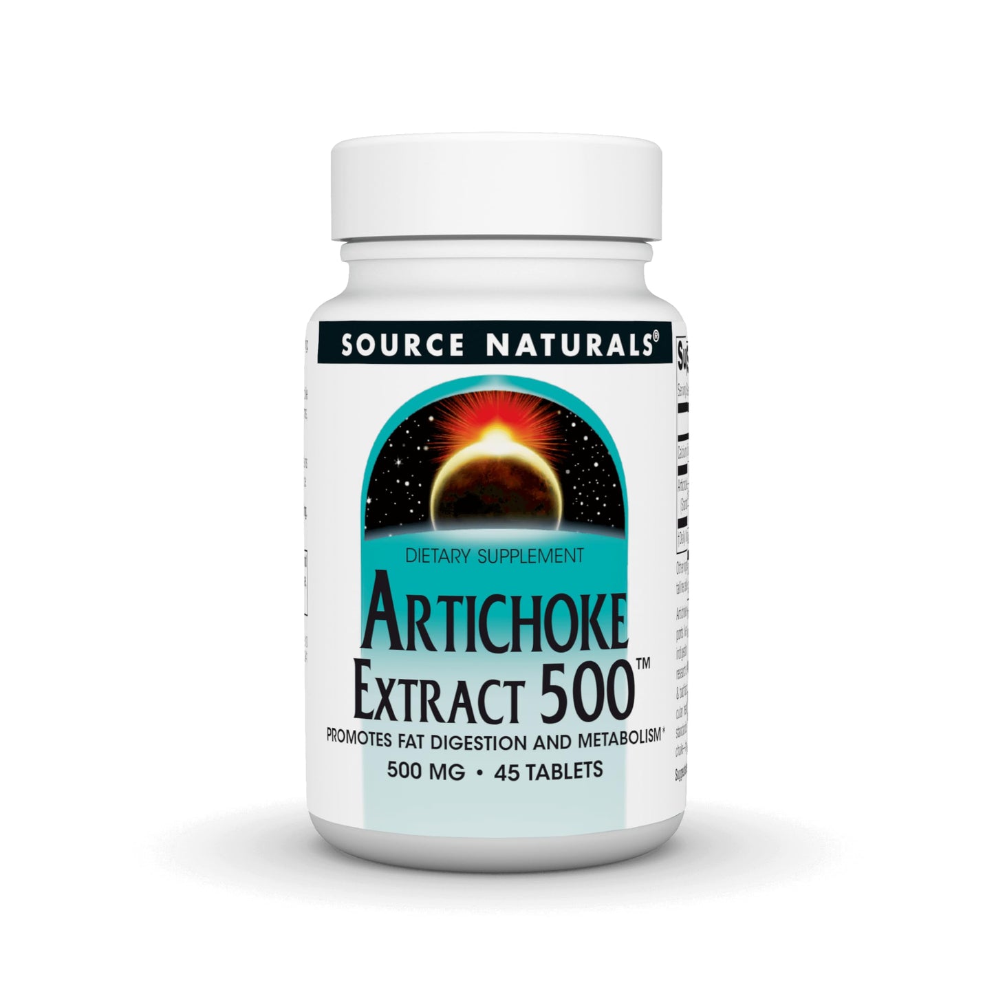 Source Naturals Artichoke Extract 500 mg Tablets, 45 Tablets
