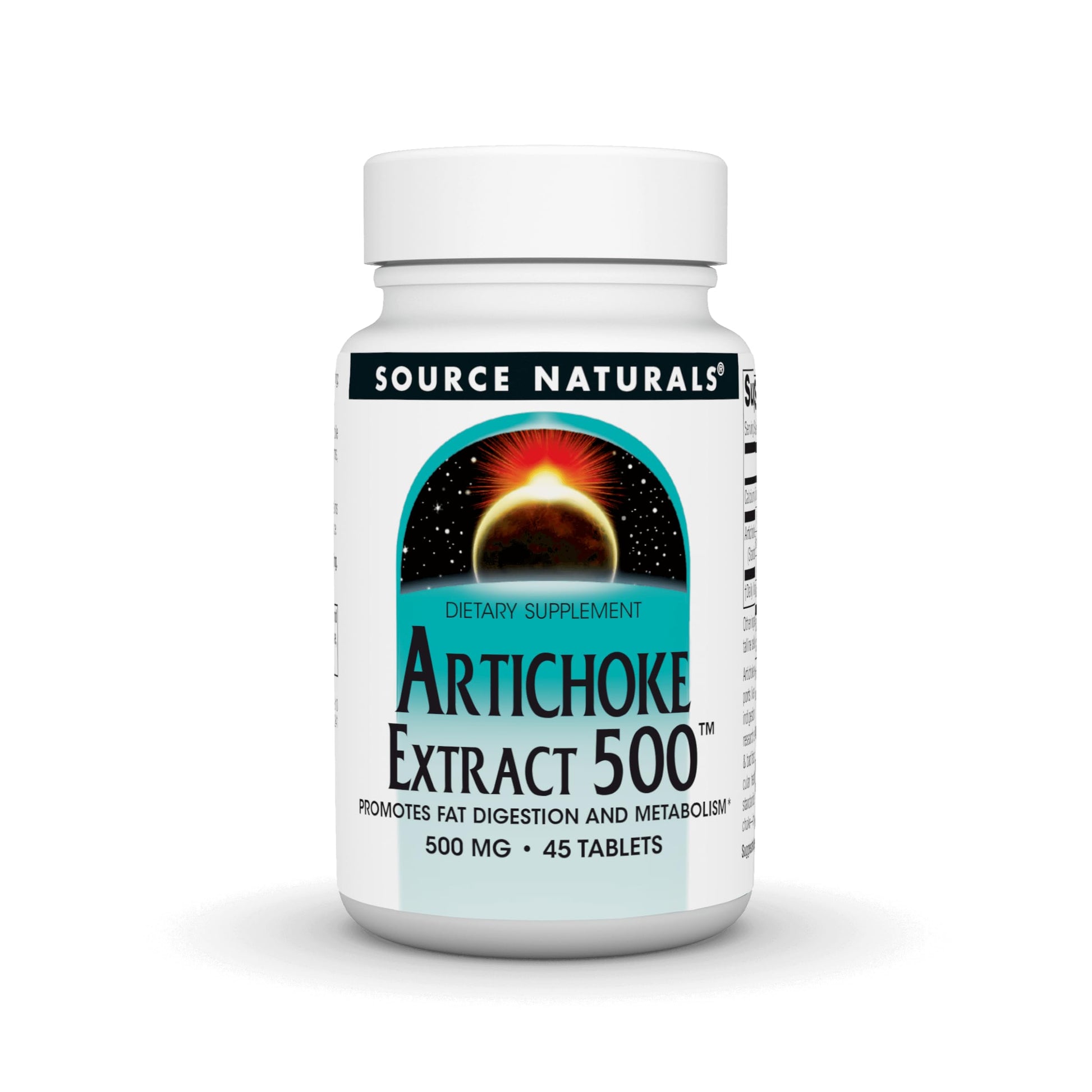 Source Naturals Artichoke Extract 500 mg Tablets, 45 Tablets
