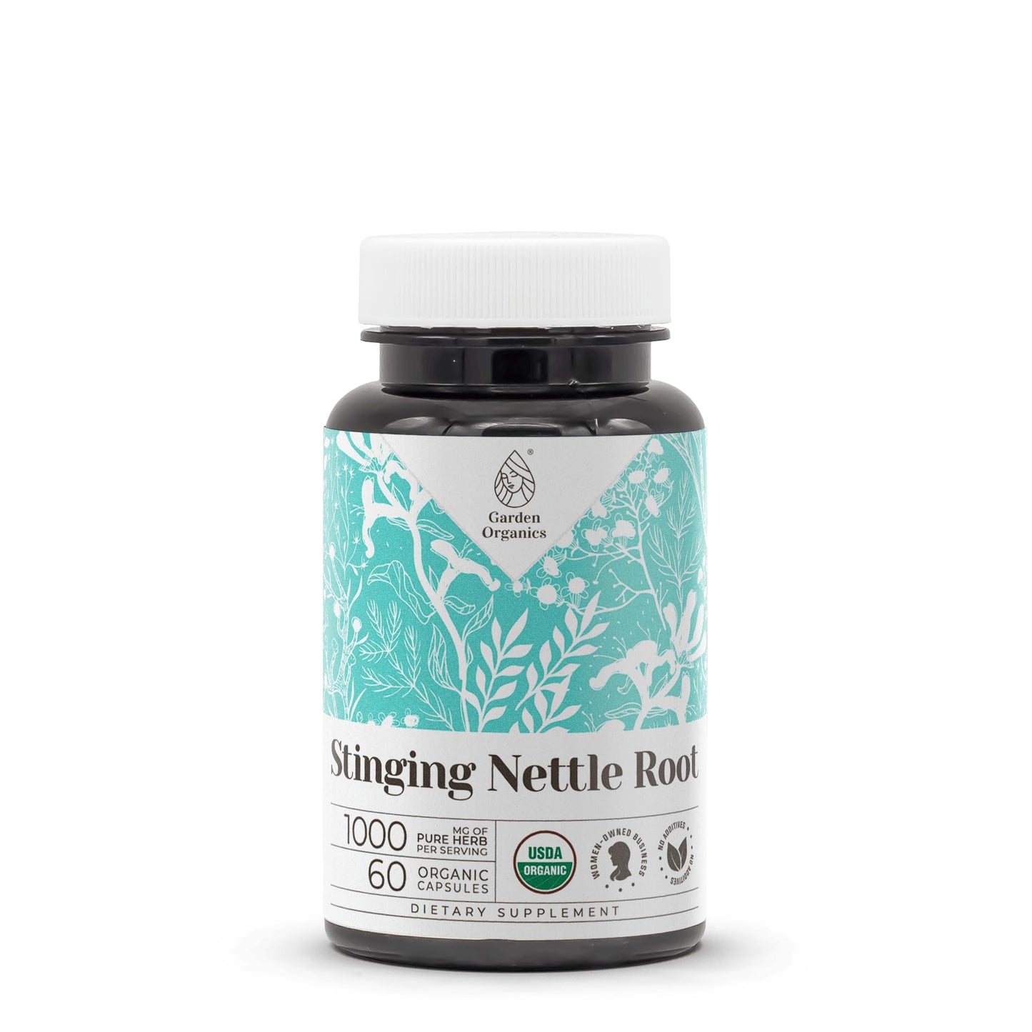 Garden Organics Stinging Nettle Root Capsules, 60 Count