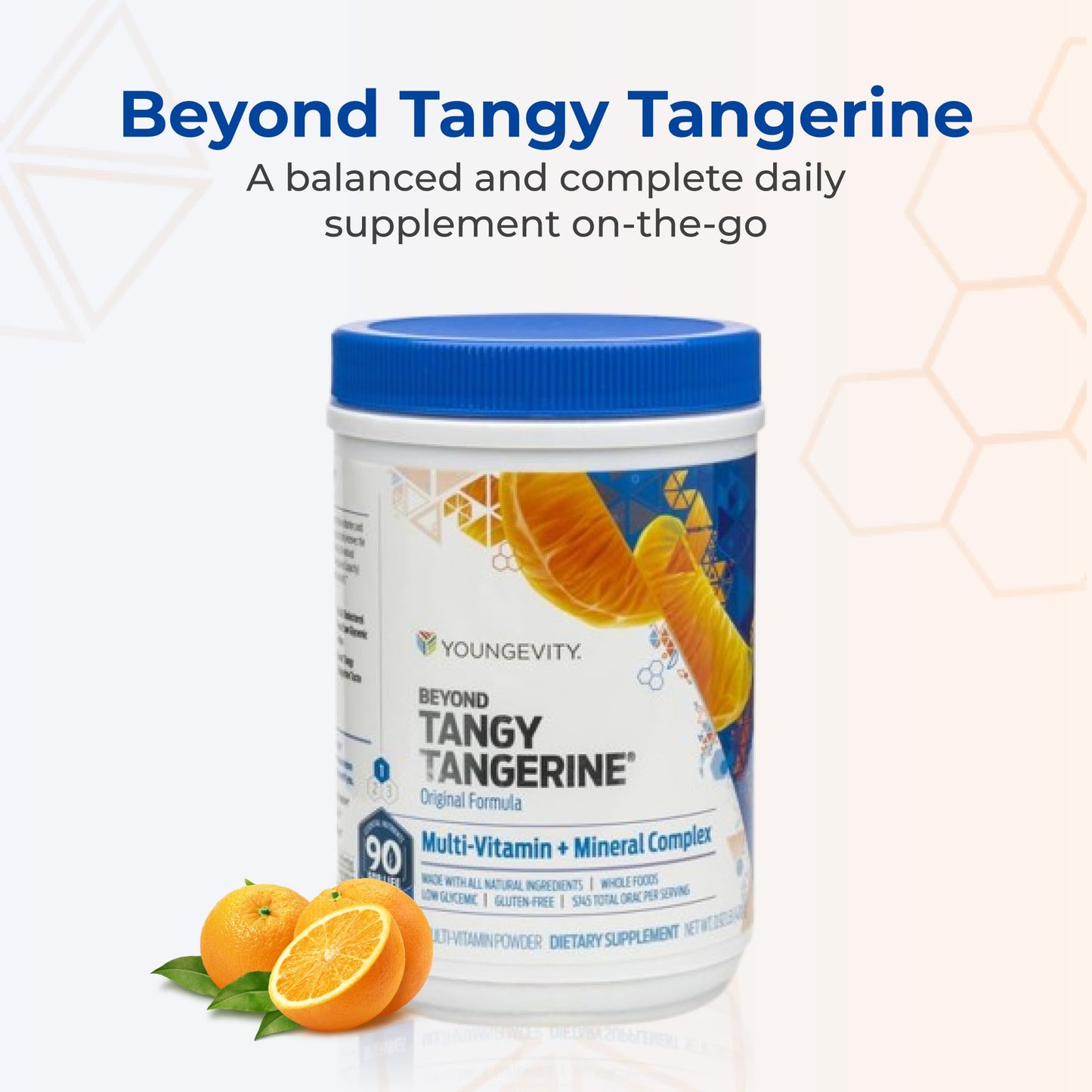 Youngevity Beyond Tangy Tangerine Vitamin Mineral Powder 29.4 oz