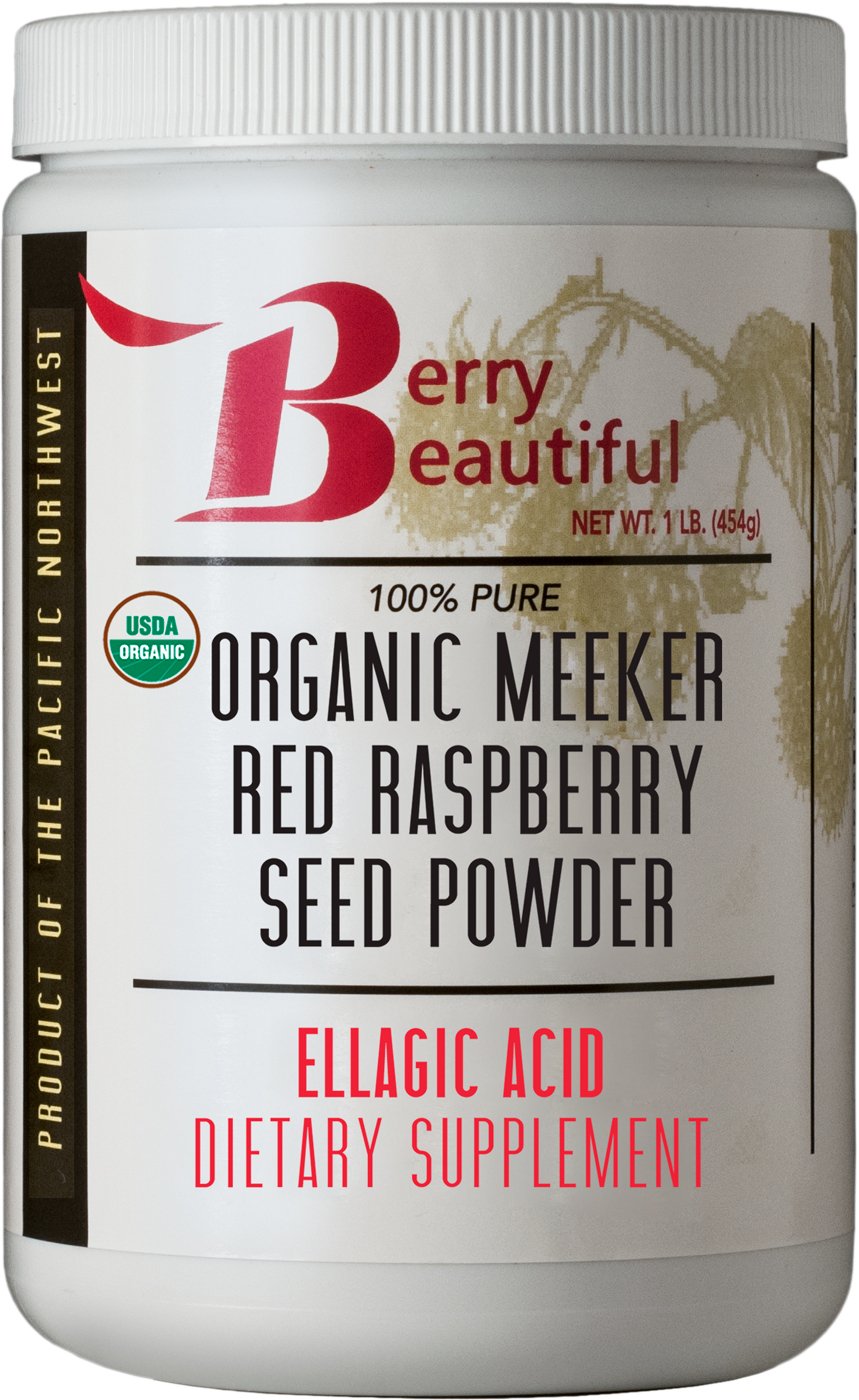 Berry Beautiful Organic Meeker Red Raspberry Seed Powder 16
