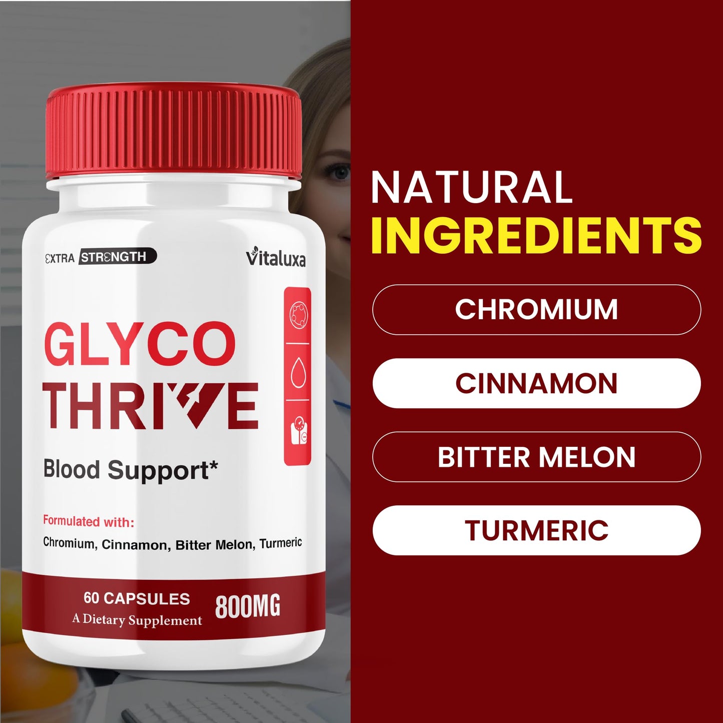 Vitaluxa Glyco Thrive Capsules 180 Capsules
