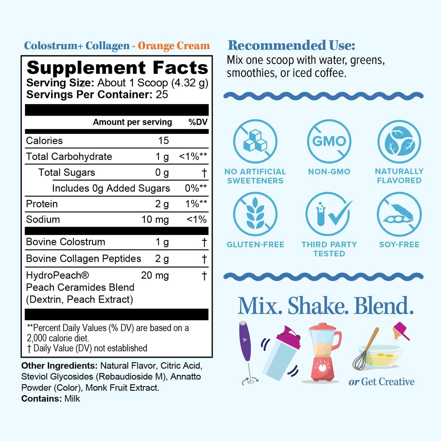 Vitauthority Colostrum Collagen Powder 3.8 oz