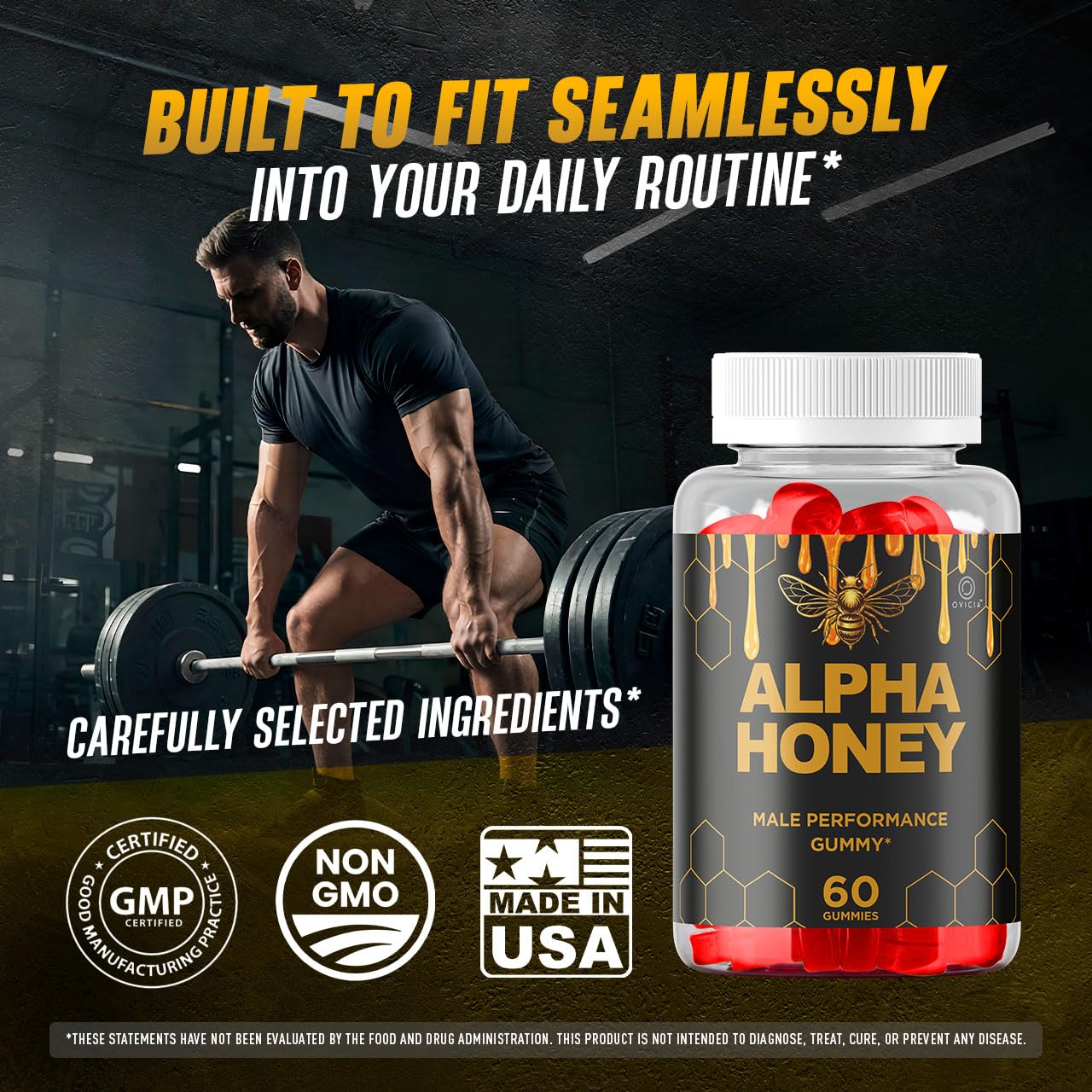 OVICIA Alpha Honey Gummies 180 Gummies