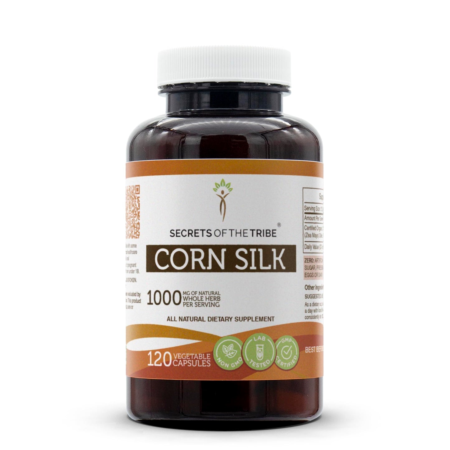 Secrets of the Tribe Corn Silk Capsules 120 Count