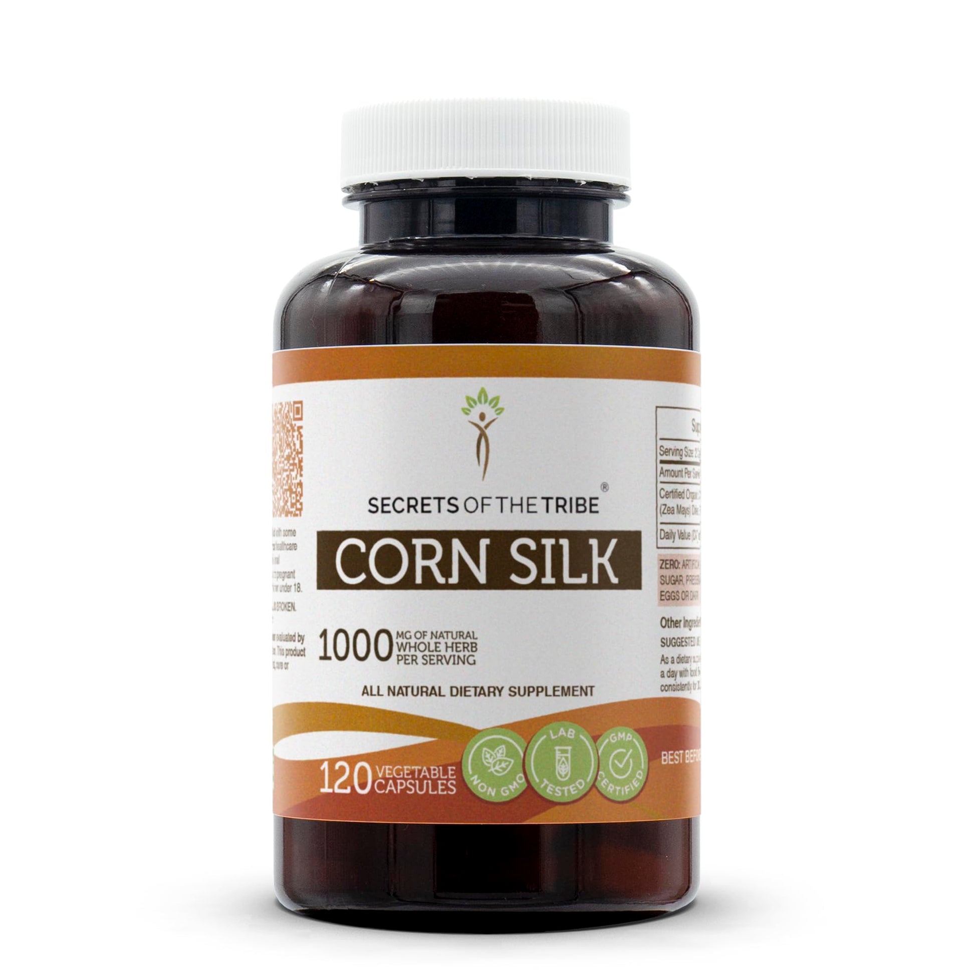 Secrets of the Tribe Corn Silk Capsules 120 Count
