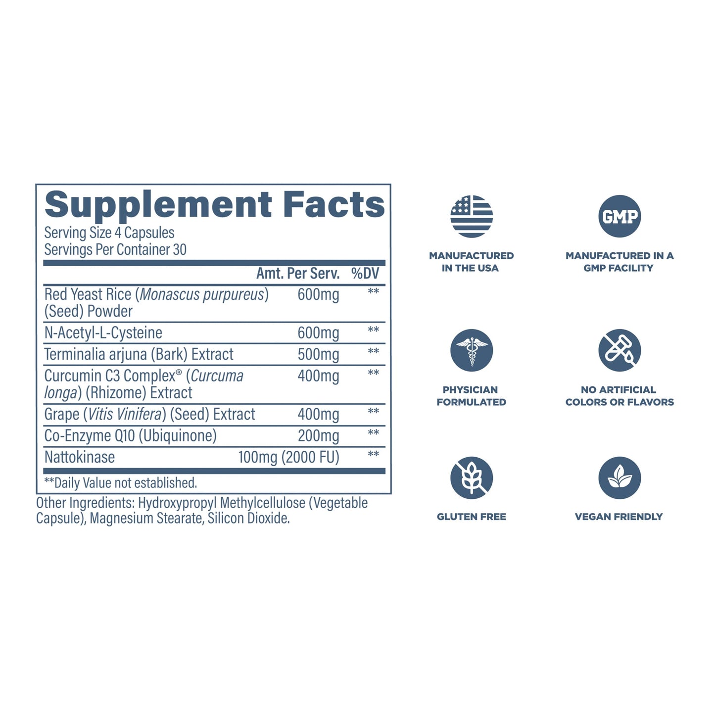 Revive Complete Vital NAC & CoQ10 Capsules, 120 Vegetarian Capsules