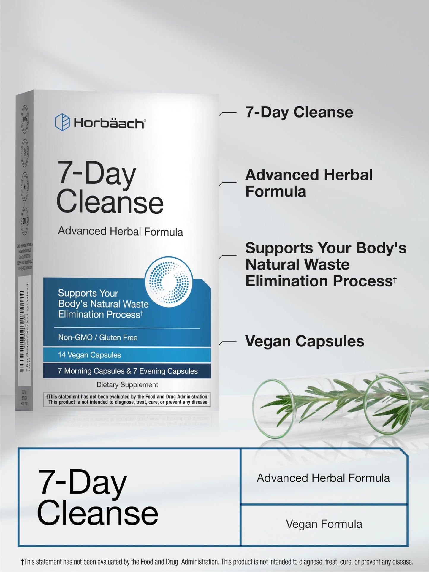 Horbäach 7 Day Cleanse Capsule 14 Count