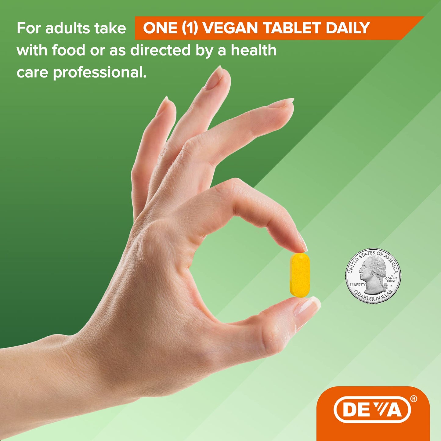 DEVA Vegan Glucosamine-MSM-CMO & Turmeric Supplement 90 Tablets