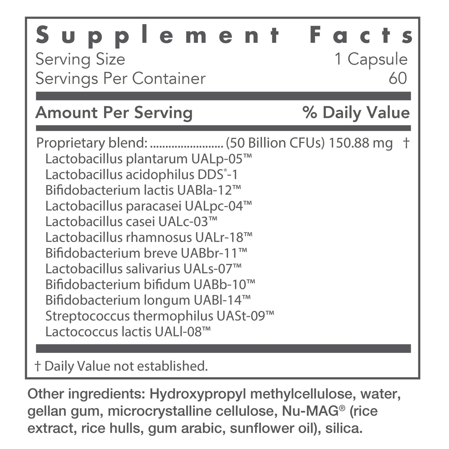 Allergy Research Group Nutricology Restore-Biotic Complete - High Potency Probiotic, No Refrigeration, 60 Capsules