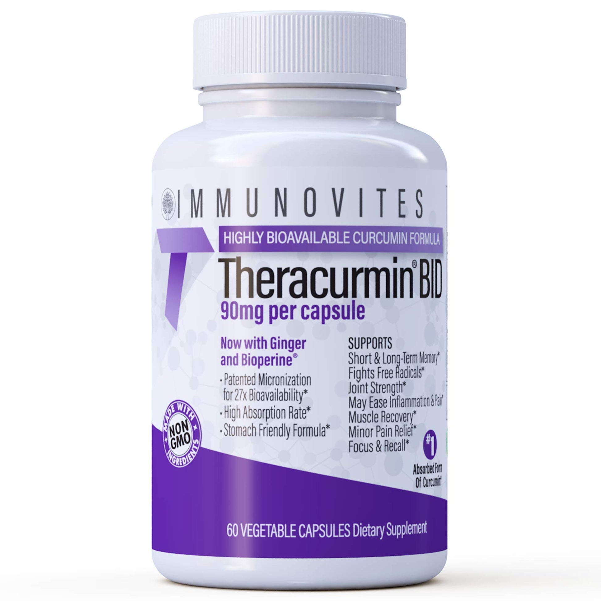 IMMUNOVITES Theracurmin BID 300mg Capsules 60 Count