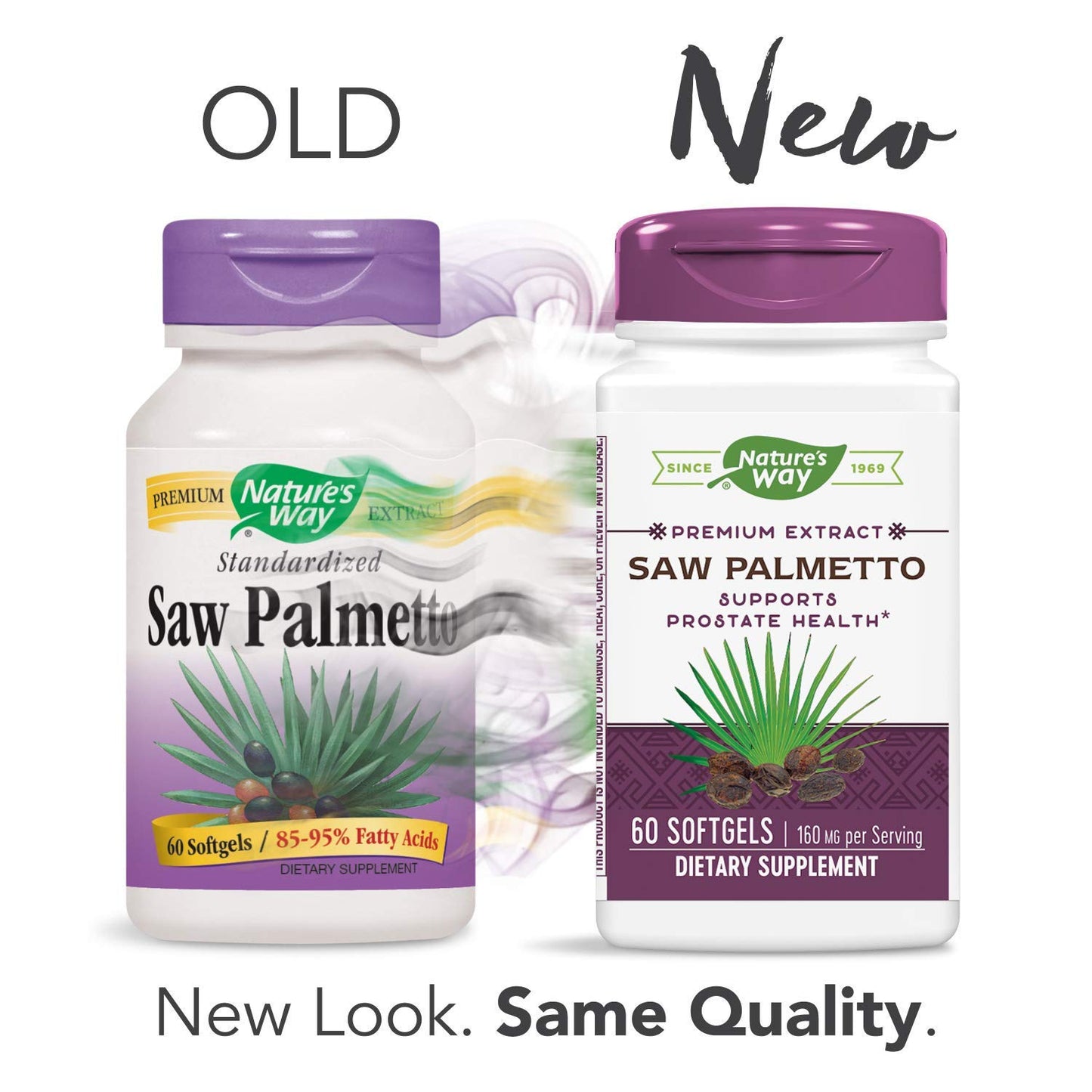 Nature's Way Saw Palmetto Extract Softgels, 60 Softgels, 3 Pack