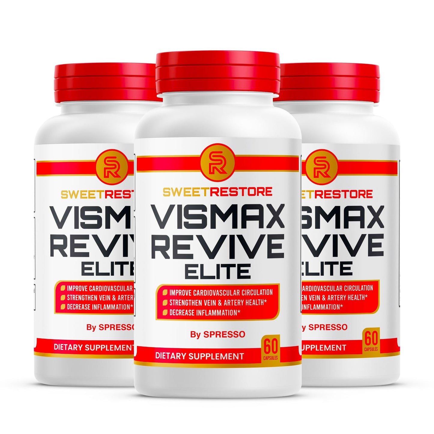 SPRESSO SweetRestore Vismax Revive Elite Capsules 180 Capsules