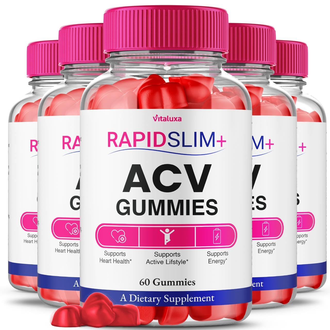 Vitaluxa Rapid Slim ACV Gummies 300 Count