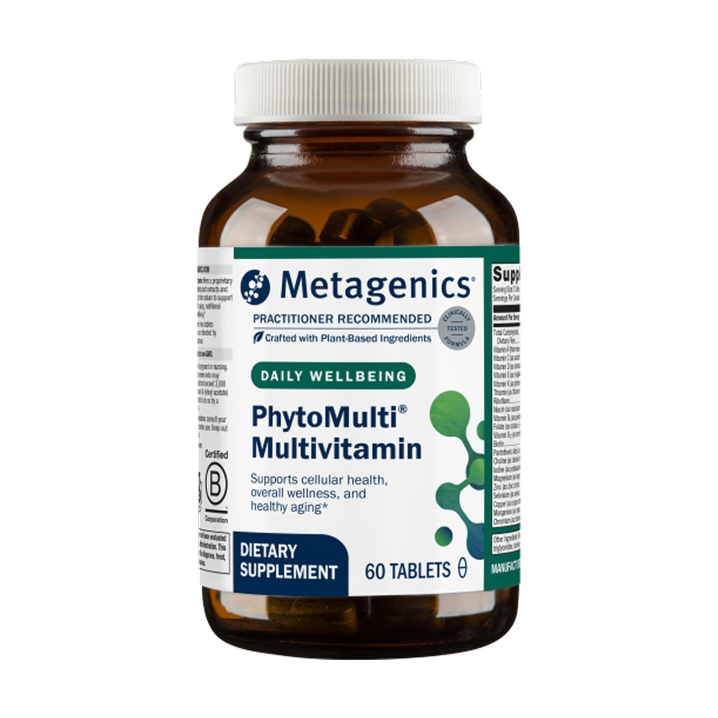 Metagenics PhytoMulti Multivitamin Without Iron Tablet, 60