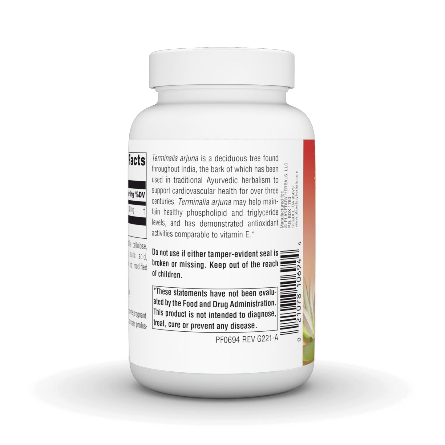 Planetary Herbals Arjuna Full Spectrum Ayurvedic Nutritional Supplement Tablet 120